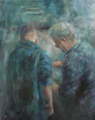 'Young Apprentice 1' Oil on Board 38x30cm