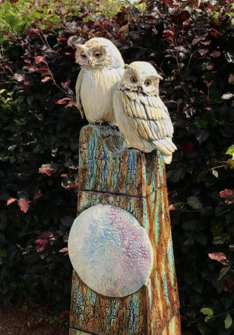 Annie Peaker Owls Stoneware