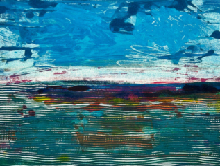 Blustery Day – Monoprint – Magz Roberts