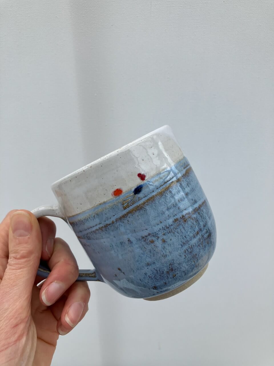Swimmers mugs by Ullswater Ceramics